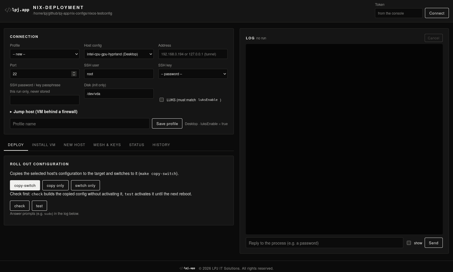 NixOS Test Config